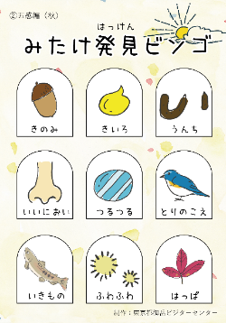 みたけ発見ビンゴ　五感編（秋）