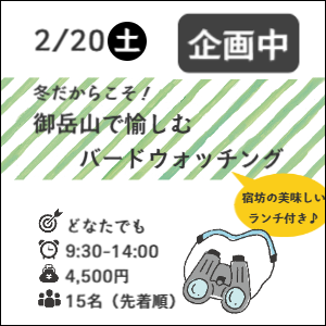 9月18日(土)御岳山からはじめよう！コケの観察会14:00~16:30